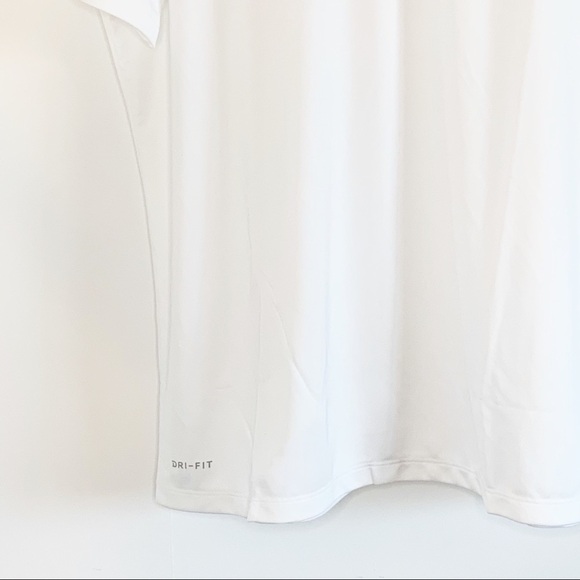 Nike Men's White Dri-Fit Victory Golf Polo, Size Large - Picture 6 of 9